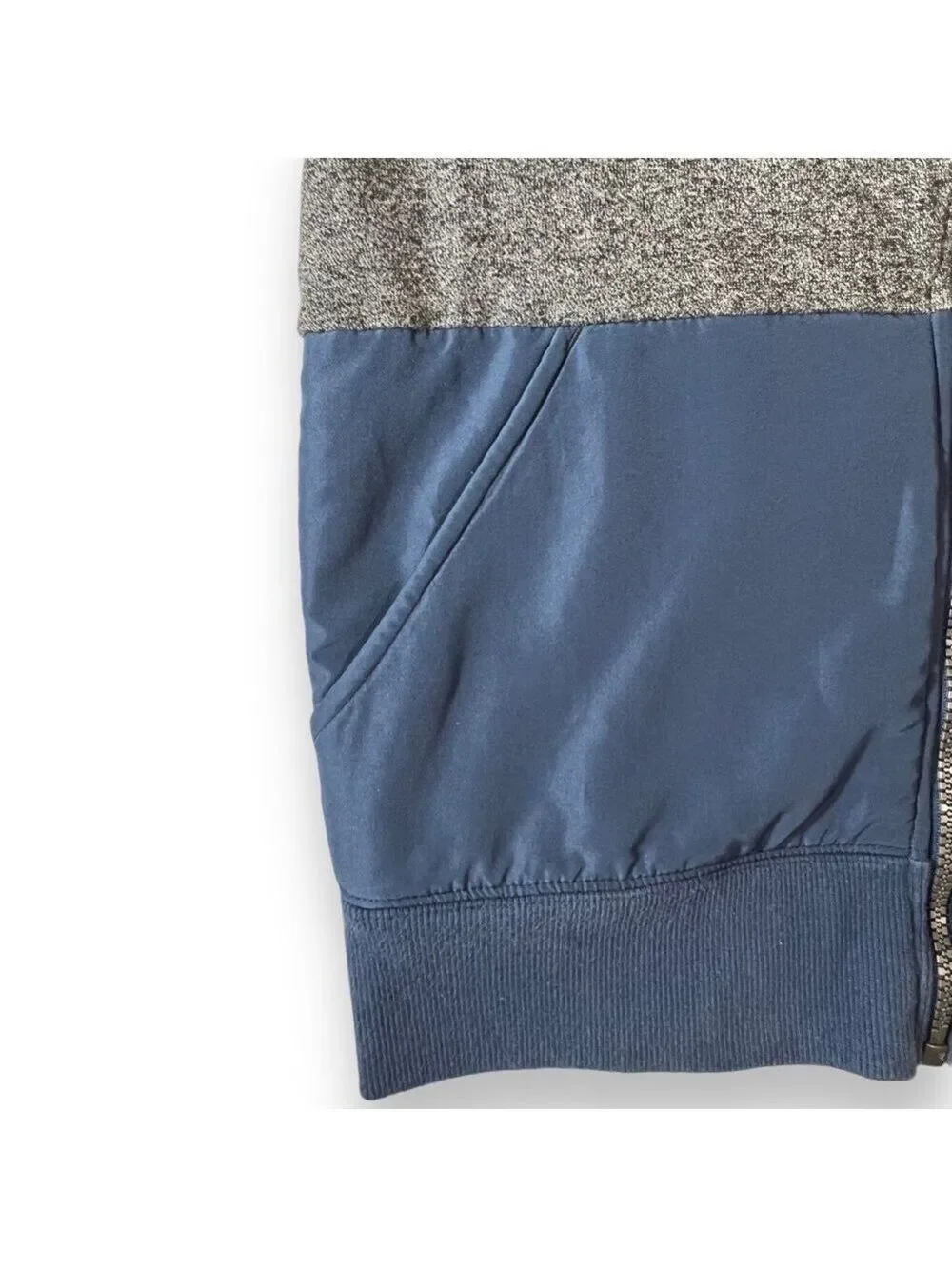 Converse Kids All Star Zip Hoodie Gray/Navy Size Large 12-13 Yrs